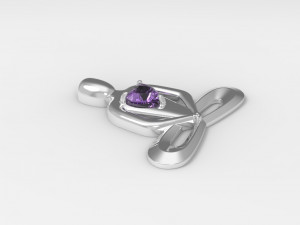 pendant meditation 3D मॉडल