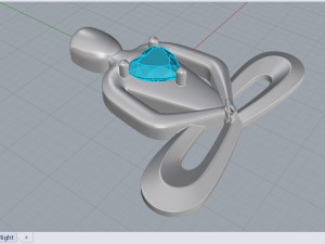 pendant meditation 3D मॉडल
