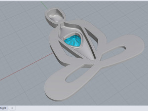 pendant meditation 3D मॉडल