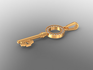 pendant key 3D Model