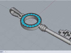 pendant key 3D Model
