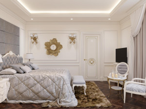 bedroom classical Modèle 3D