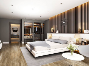 apartment bedroom modern 3D Model