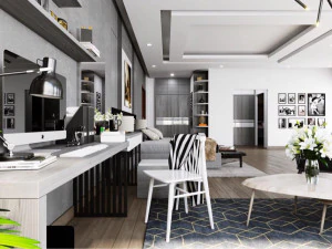 आधुनिक शयनकक्ष 3D मॉडल