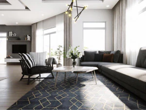 현대 침실 3D 모델