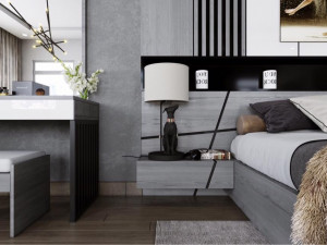 modern bedroom Modelo 3D