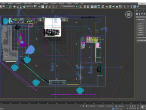 현대 침실 3D 모델