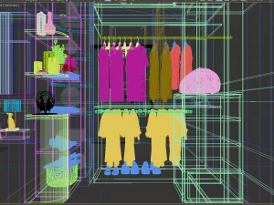 현대 침실 3D 모델