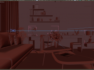 modern bedroom Modelo 3D