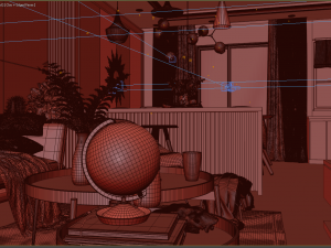 apartment livingroom modern 3D Model