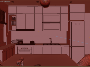 apartment livingroom modern 3D Model