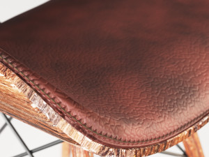 modern leather lounge chair 3D Модель