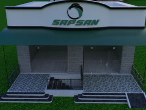 3D-Projekt eines kleinen Ladens 3D Modell