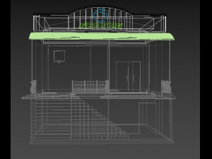 3d project of a small shop 3D मॉडल