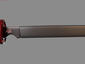 katana Modello 3D