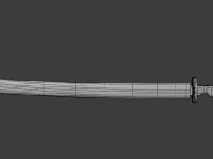katana Modello 3D