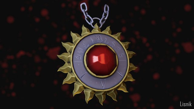 Stylized Medallion 3D 模型 .c4d .max .obj .3ds .fbx .stl .blend