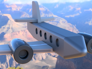 passenger plane Modelo 3D