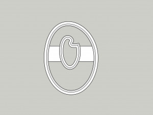 cookie cutter numbers - funny font 76 mm Modelo de Impressão 3D