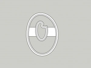 cookie cutter numbers - funny font 76 mm 3D Print Model