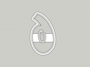 cookie cutter numbers - funny font 76 mm Modelo de Impressão 3D