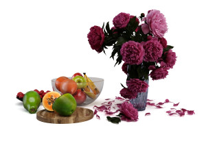 rose ornaments 3D Model