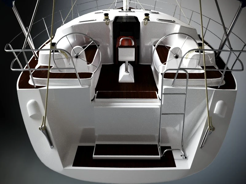 yacht 3D Model .c4d .max .obj .3ds .fbx .stl .blend 