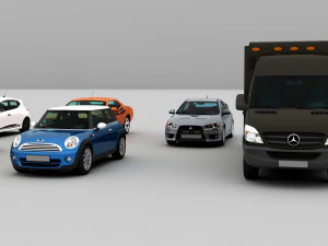 3d collection of 10 hd cars 3D Model