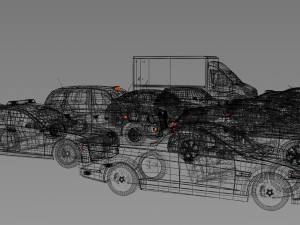 3d collection of 10 hd cars Modelo 3D