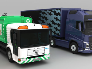 3d collection of 8 hd cars Modèle 3D