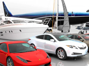 40 high quality vehicle models 3D Model