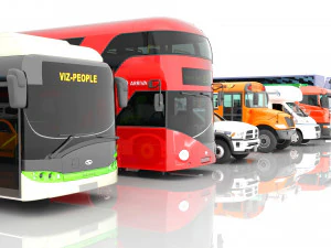 40 high quality vehicle models 3D Model