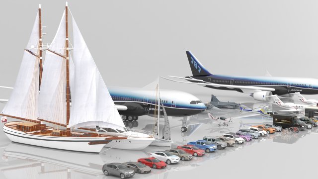 40 high quality vehicle models 3D मॉडल .c4d .max .obj .3ds .fbx .stl .blend