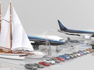 40 high quality vehicle models 3Dモデル