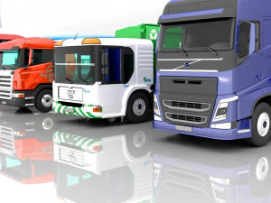 40 high quality vehicle models 3D Model