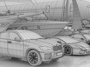 40 high quality vehicle models 3D मॉडल