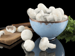 mushrooms in high quality with textures and materials just drop into your scenes and render 3D मॉडल