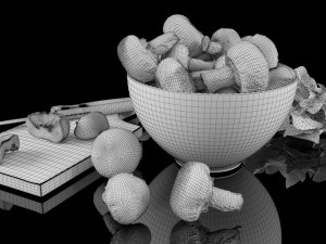 mushrooms in high quality with textures and materials just drop into your scenes and render 3D मॉडल