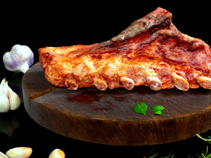 meat on the bone fried with all textures and materials 3D Models