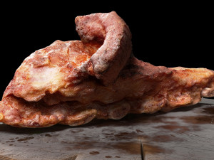 meat on the bone fried with all textures and materials 3D Модель
