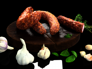 Smoked sausage 3D 模型