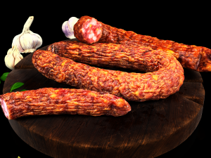 Smoked sausage 3D 模型