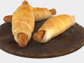 Sausage in dough 3D Models
