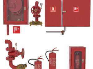 Fire extinguisher 3D Model