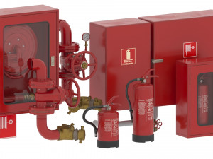 Fire extinguisher 3D 模型