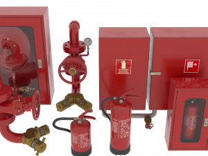 Fire extinguisher 3D 模型
