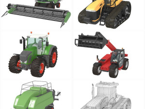 Agricultural machinery Modèle 3D