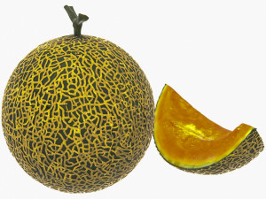 Vegetables and fruits 3Dモデル
