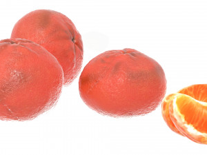 Vegetables and fruits 3Dモデル