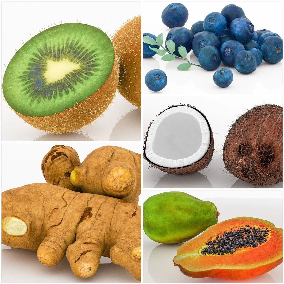 Vegetables and fruits 3D Model .c4d .max .obj .3ds .fbx .stl .blend 